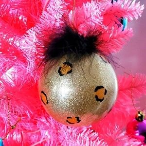 Wild Thing Christmas Glass Ornament